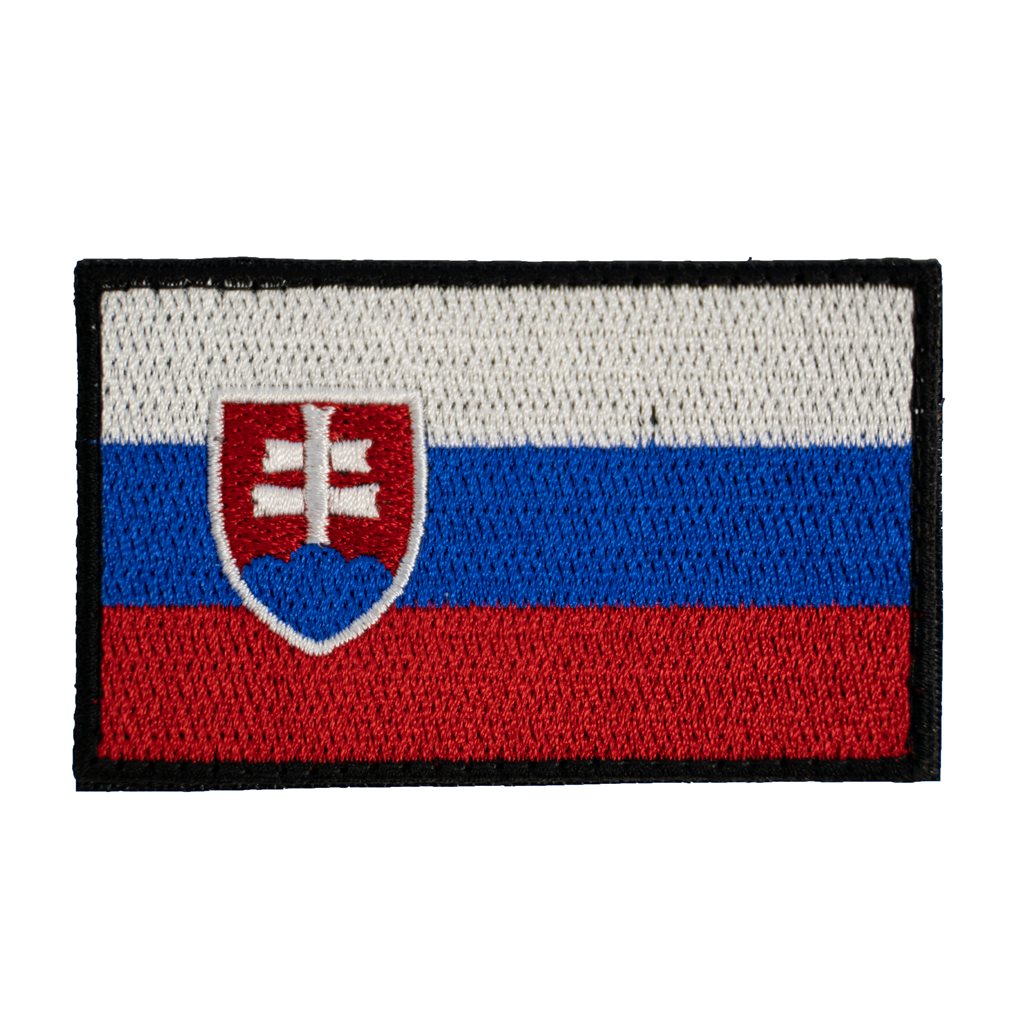 Levně NAVYS nášivka vlajka SLOVENSKO velcro BAREVNÁ