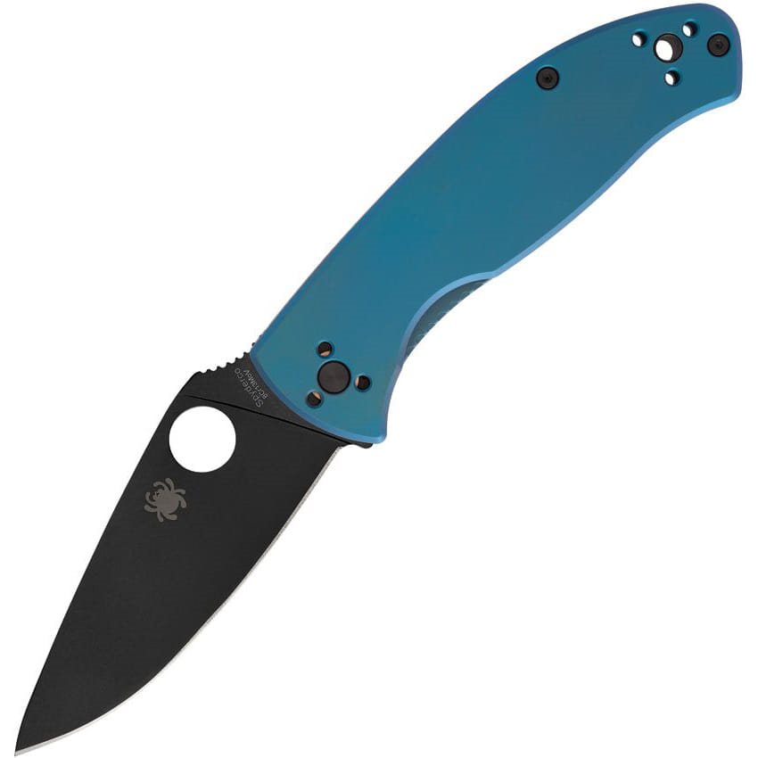 Levně Spyderco nůž TENACIOUS R.I.L. titan MODRÝ