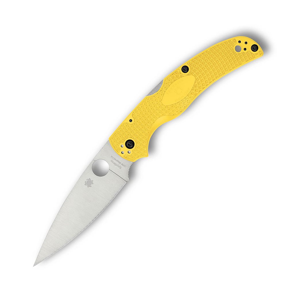 Levně Spyderco nůž zavírací NATIVE CHIEF hladké ostří ŽLUTÝ