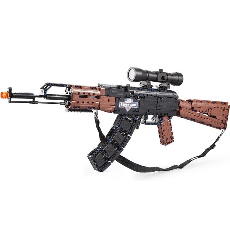 Levně Stavebnice puška AK 47 - 738 dílů
