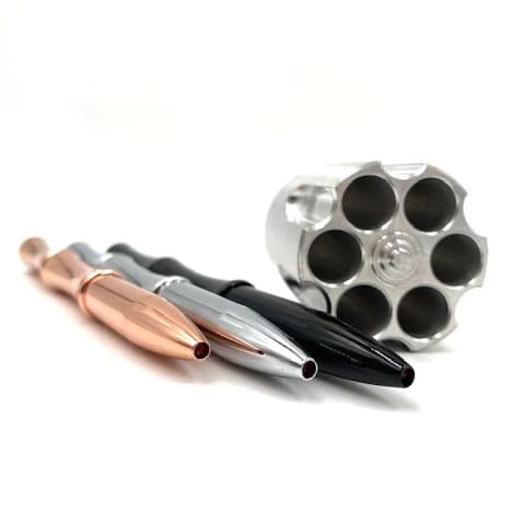 Levně CALIBER GOURMET propiska/kuličkové pero REVOLVER sada 3 kusy