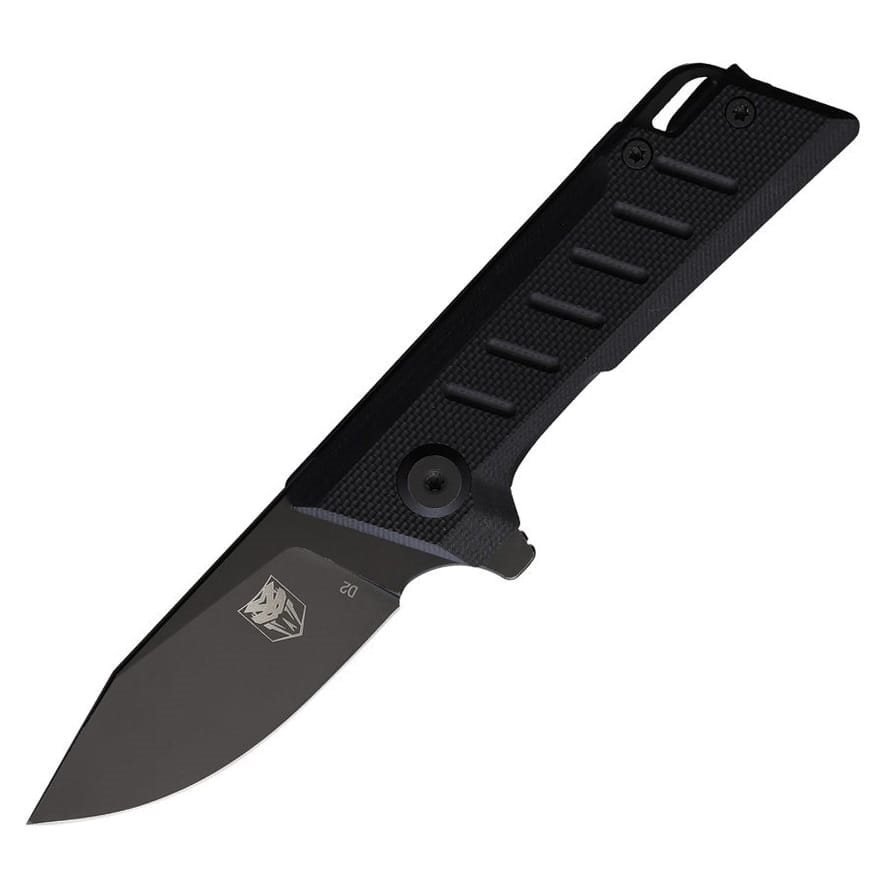 Levně COBRATEC KNIVES nůž zavírací SMALL RIPTIDE hladké ostří ČERNÝ