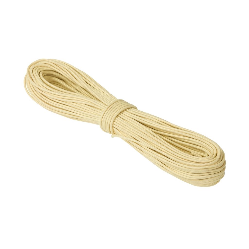Levně Šňůra paracord TACTICAL KEVLAR 37,5m ŽLUTÁ