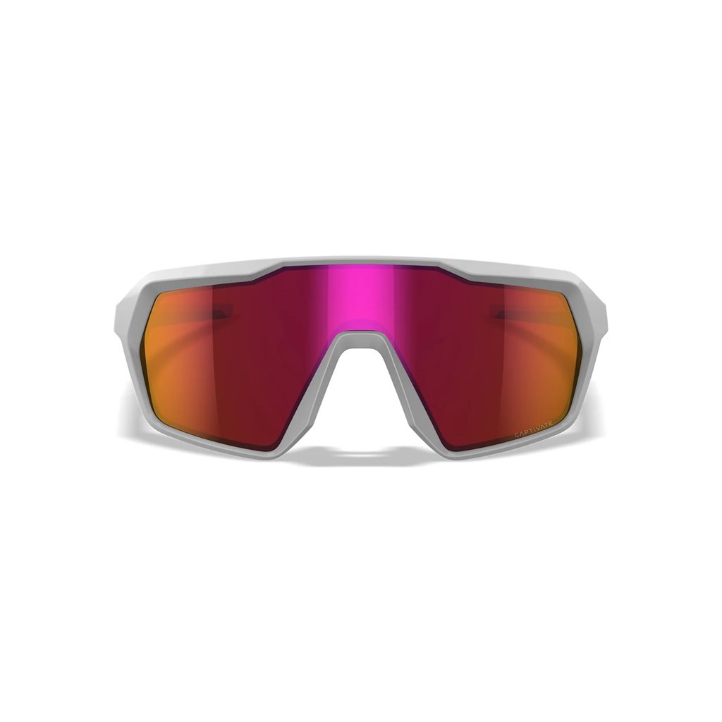 Brýle střelecké WX CITADEL CAPTIVATE™ BÍLÝ rám RED MIRROR skla