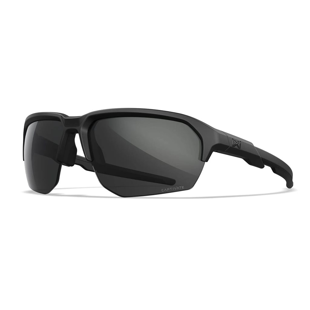 Levně WILEY X brýle střelecké WX JAKL CAPTIVATE ČERNÝ rám KOUŘOVÁ skla