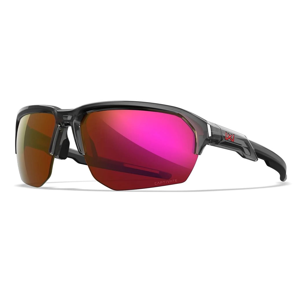 Levně WILEY X brýle střelecké WX JAKL CAPTIVATE červená skla (Red Mirror)
