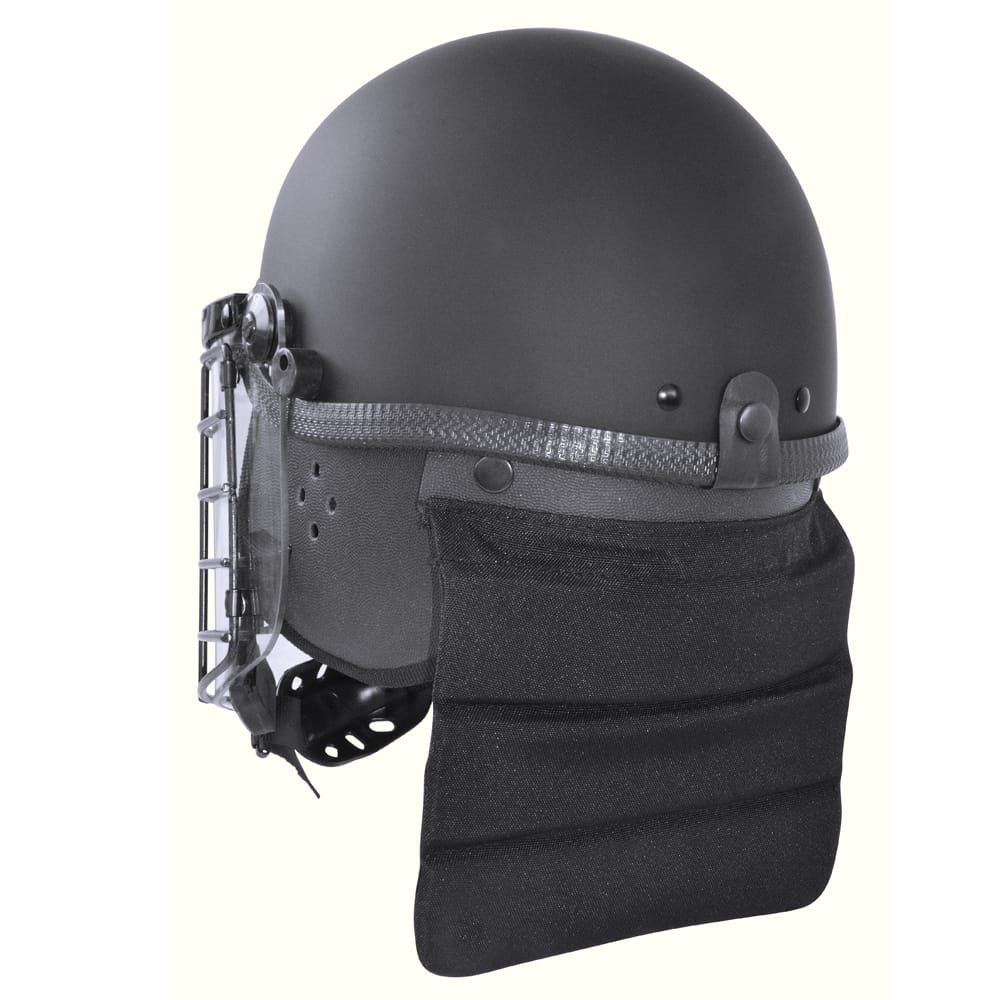 Helma RIOT VISOR s obličejovým štítem a mřížkou ČERNÁ