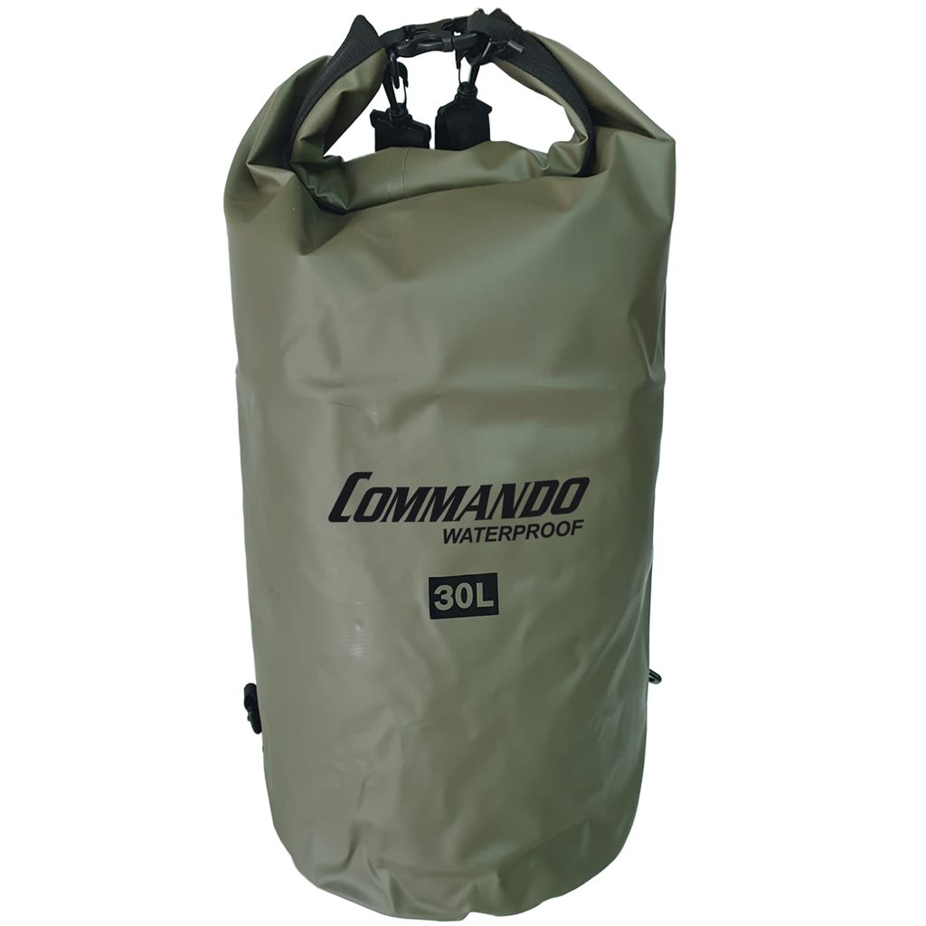 Levně Commando vak voděodolný DRY BAG 30L Heavy Duty ZELENÝ