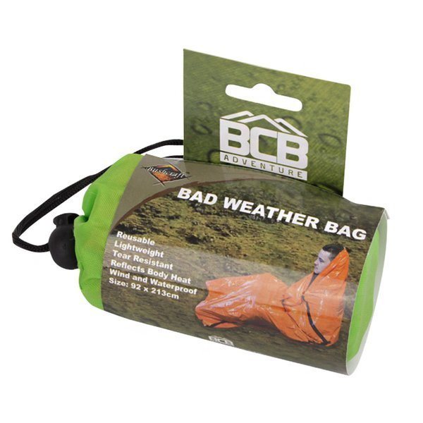 Levně BCB folie nouzová BAD WEATHER ORANŽOVÁ