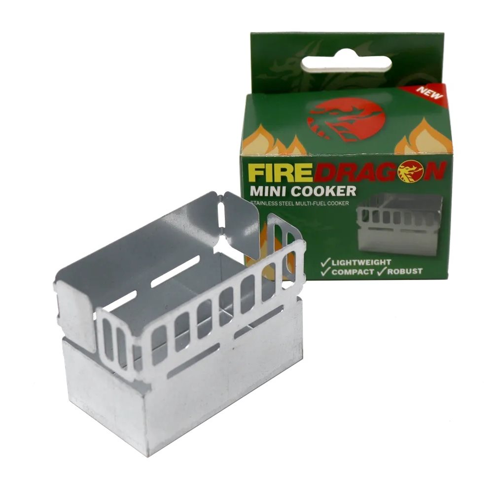 Levně BCB vařič FIRE DRAGON MINI COOKER nerezový