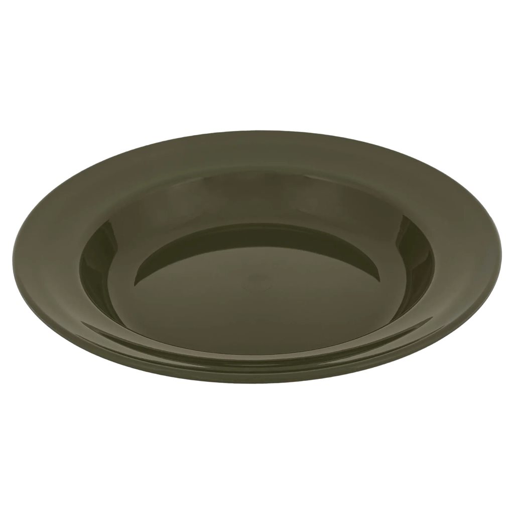 Levně PRO-FORCE talíř hluboký plastový 22 cm ZELENÝ