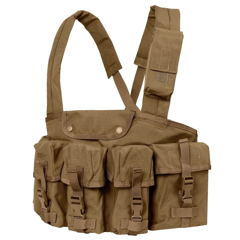Levně CONDOR OUTDOOR vesta taktická CHEST RIG 7 kapes COYOTE BROWN