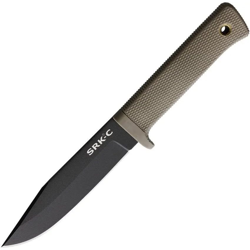 Levně Cold Steel nůž SRK-C s pevnou čepelí DARK EARTH