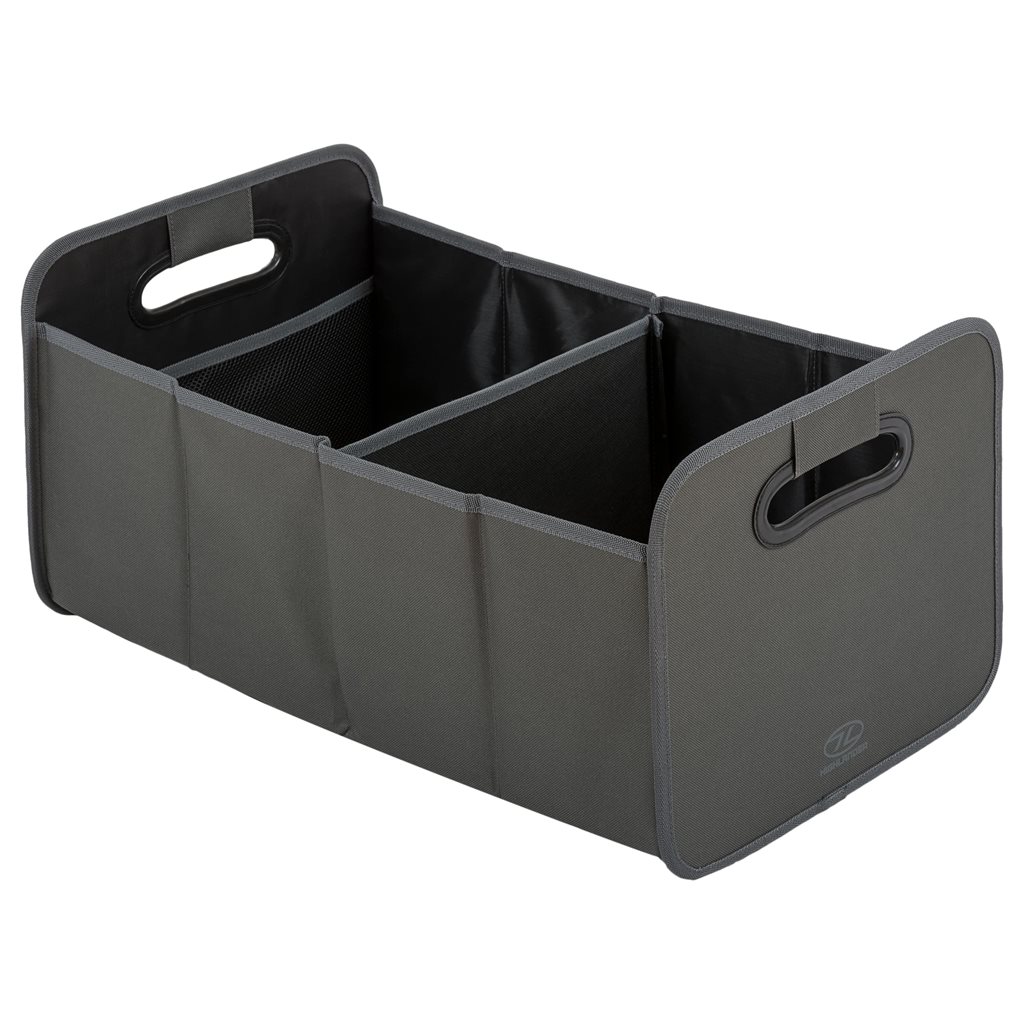Levně HIGHLANDER box oragnizační SHERPA skládací ŠEDÝ