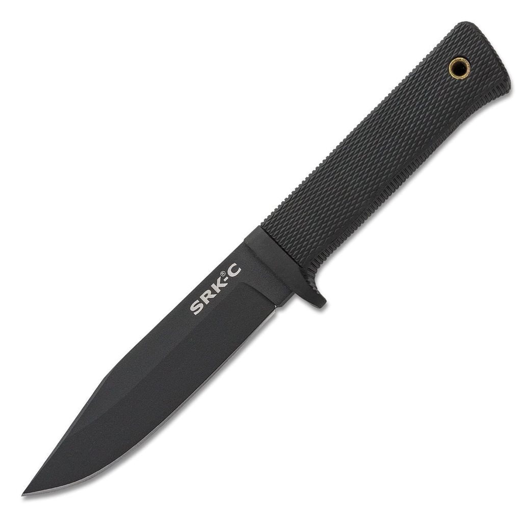 Levně Cold Steel nůž s pevnou čepelí SRK-C s pouzdrem ČERNÝ