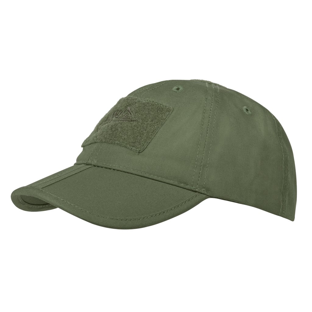 Levně Helikon-Tex čepice baseball suchý zip FOLDING rip-stop ZELENÁ