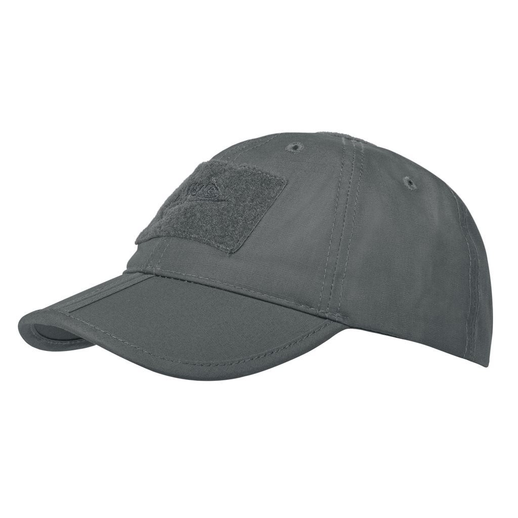 Levně Helikon-Tex čepice baseball suchý zip FOLDING rip-stop SHADOW GREY