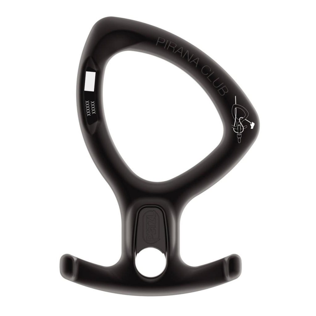 Levně PETZL slaňovací brzda PIRANA CLUB ČERNÁ