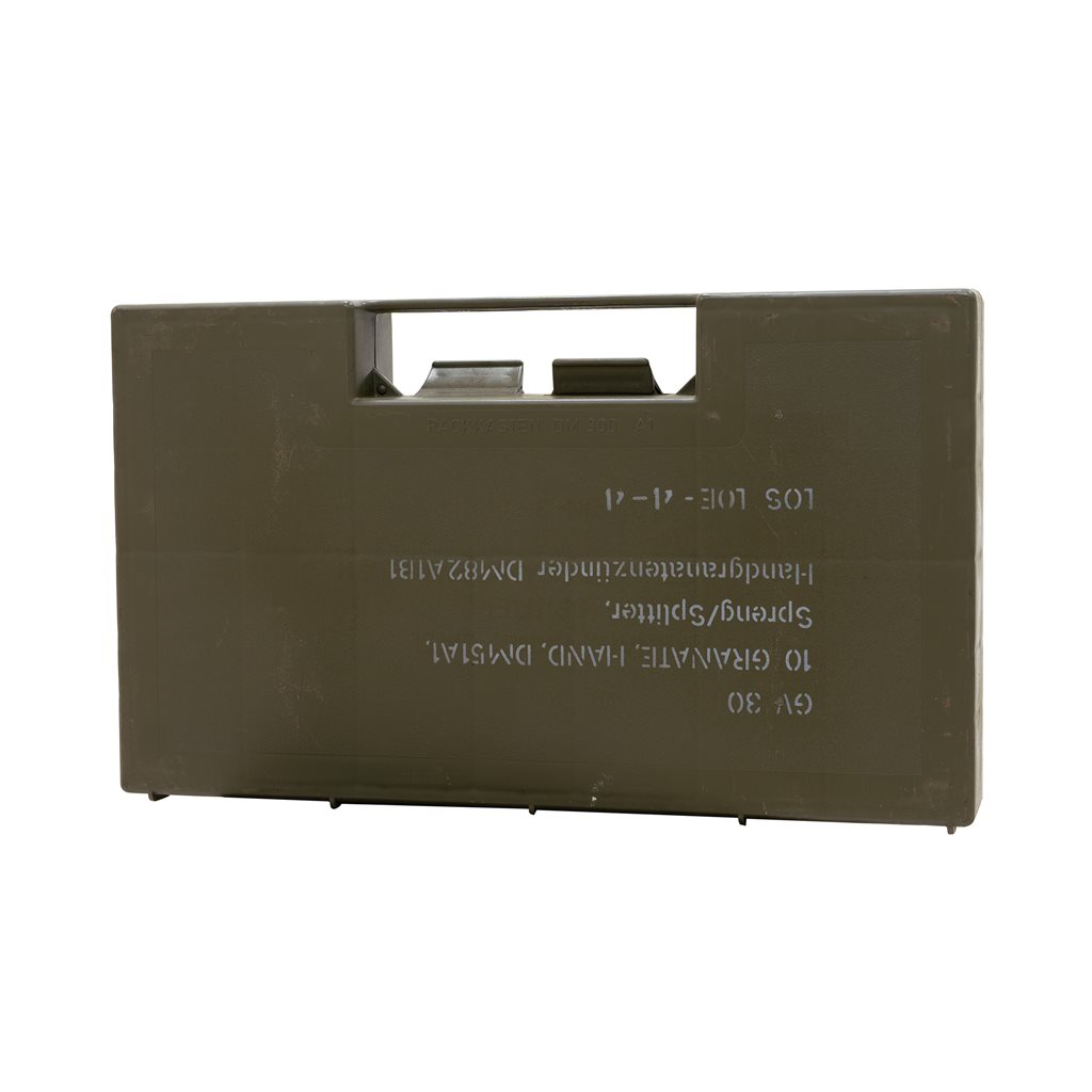 Levně Bundeswehr bedna/box přepravní na granáty GV 30 plastová ZELENÁ