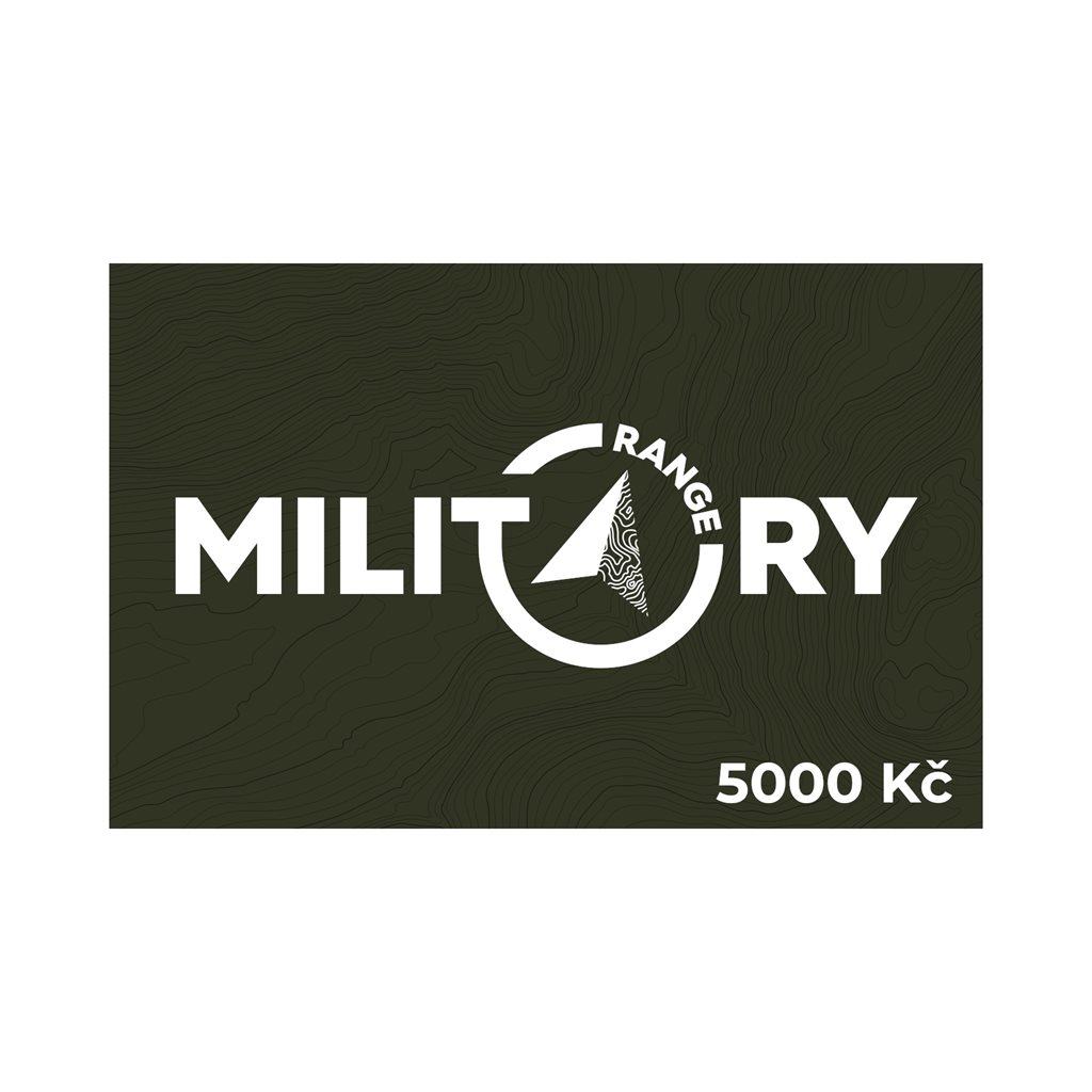 Levně MILITARY RANGE dárkový poukaz MR 5000 Kč