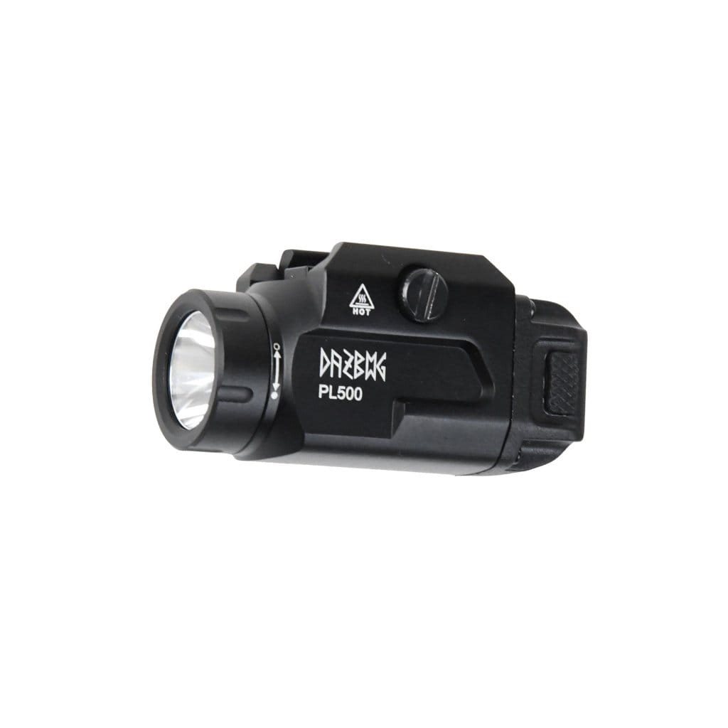 Levně DAŽBOG svítilna taktická PT03 COMPACT na pistoli ČERNÁ