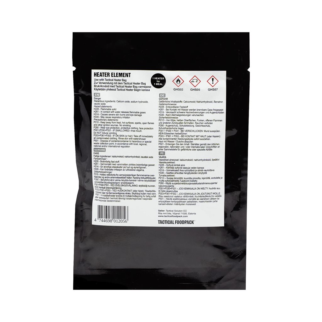Kapsle samoohřevná Heater Element pro sáček Heater Bag