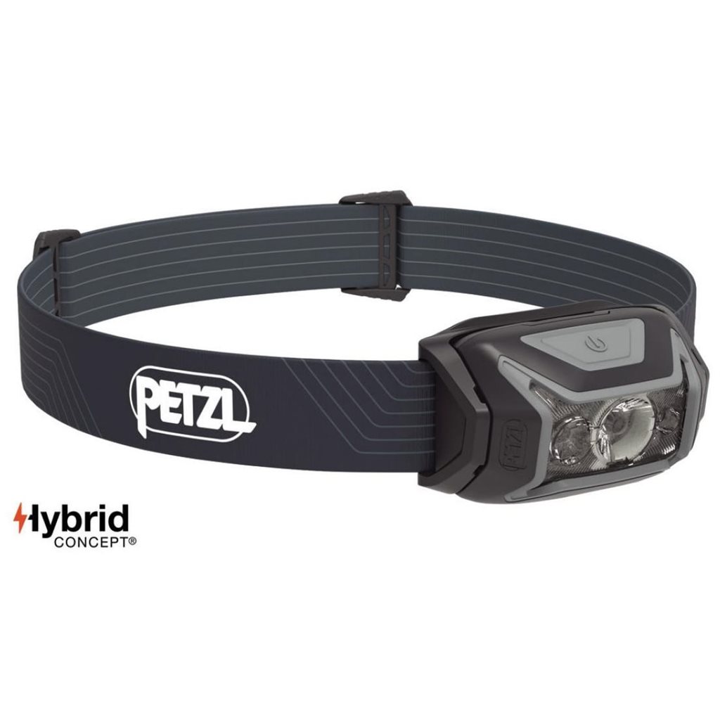 Levně PETZL svítilna čelová ACTIK ŠEDÁ