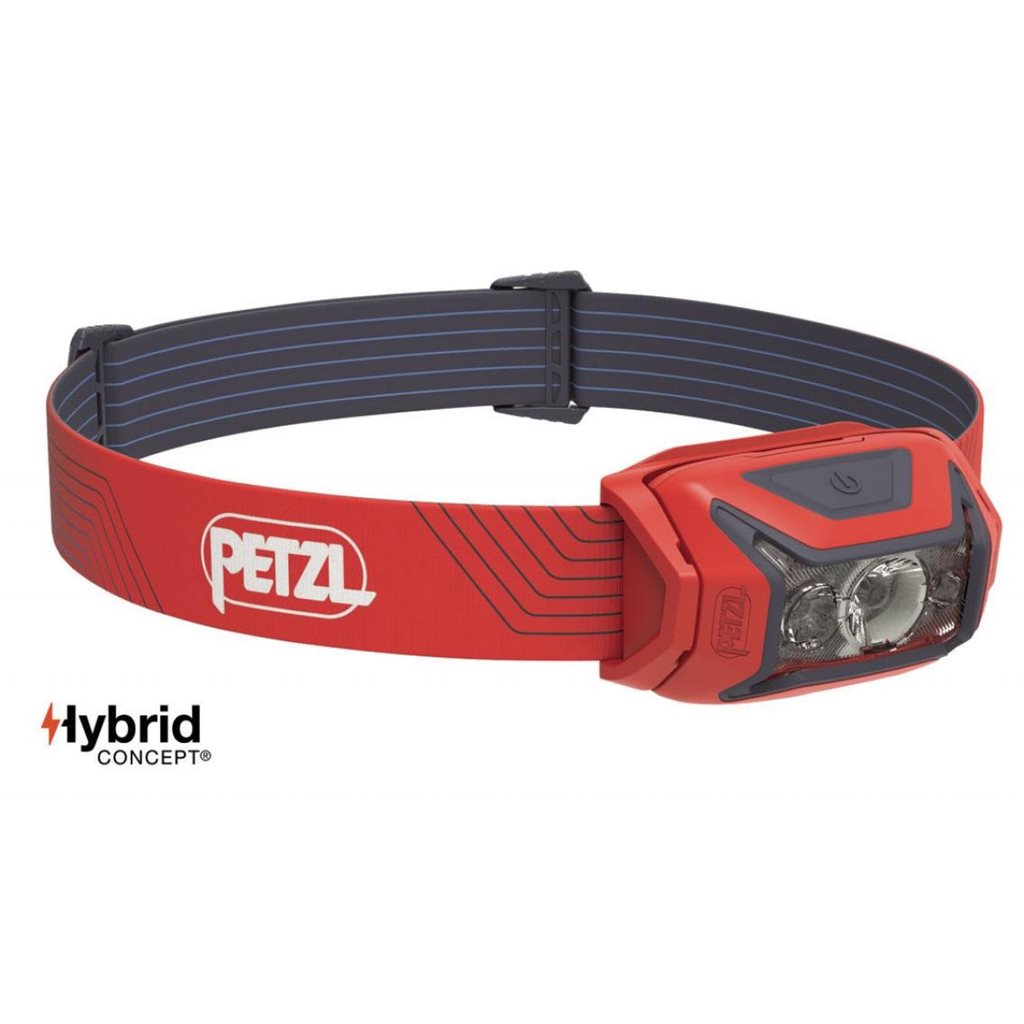 Levně PETZL svítilna čelová ACTIK ČERVENÁ