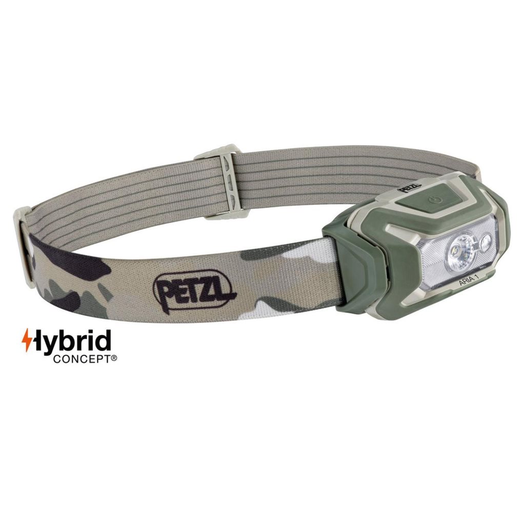 Levně PETZL svítilna čelová ARIA 1 RGB CAMO