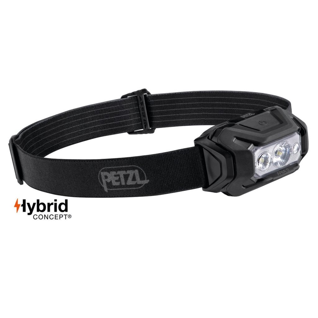 Levně PETZL svítilna čelová ARIA 2 RGB ČERNÁ