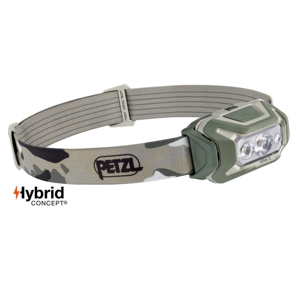 Levně PETZL svítilna čelová ARIA 2 RGB CAMO