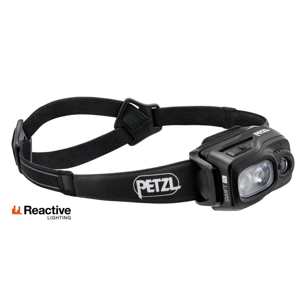 Levně PETZL svítilna čelová SWIFT RL ČERNÁ