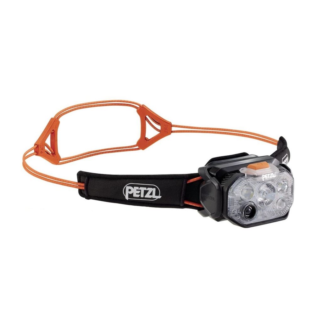 Levně PETZL svítilna čelová SWIFT RL 2026 ČERNO-ORANŽOVÁ