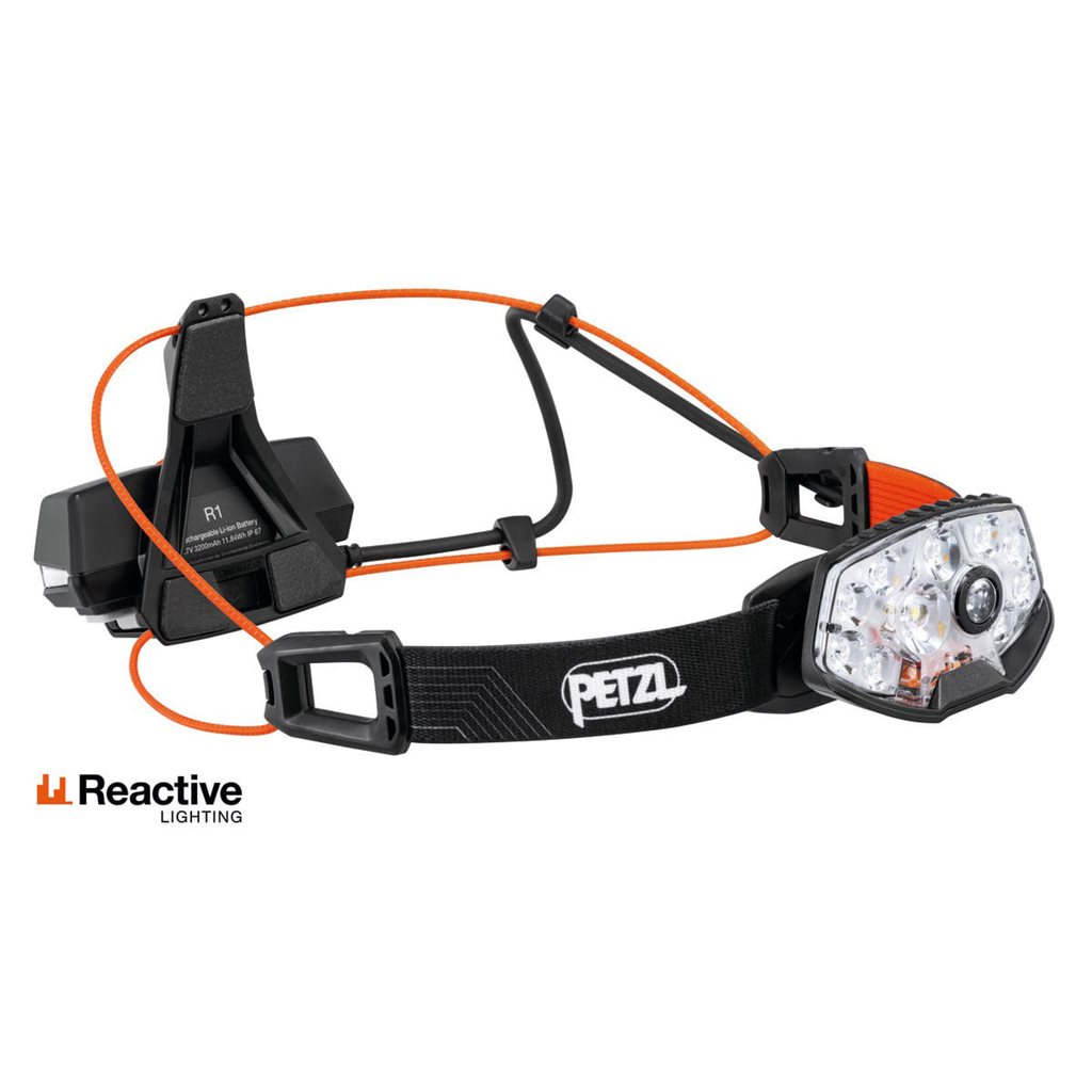Levně PETZL svítilna čelová NAO RL ČERNÁ