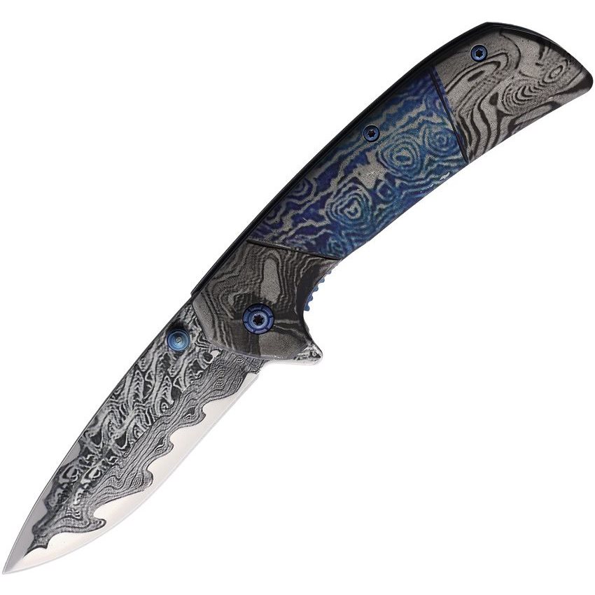 Levně ElitEdge nůž zavírací ETCHED hladké ostří