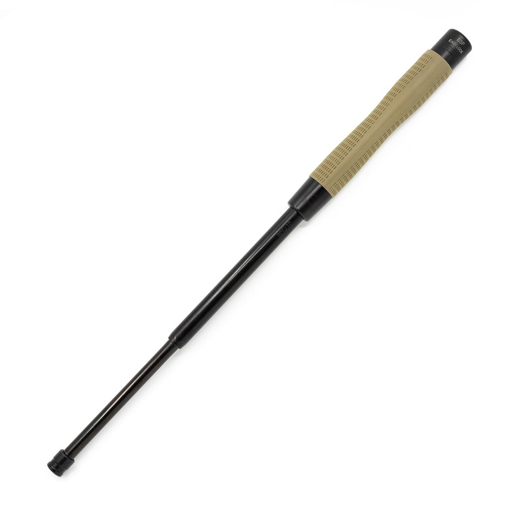 Levně ESP obušek tlačítkový 51cm/20" kulatá koncovka, ergo. rukojeť s pouzdrem KHAKI