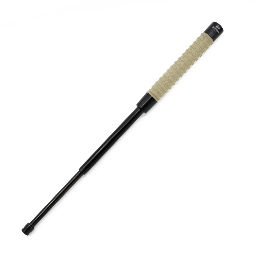 Levně ESP obušek tlačítkový 51cm/20" kulatá koncovka, protiskluz. rukojeť s pouzdrem KHAKI