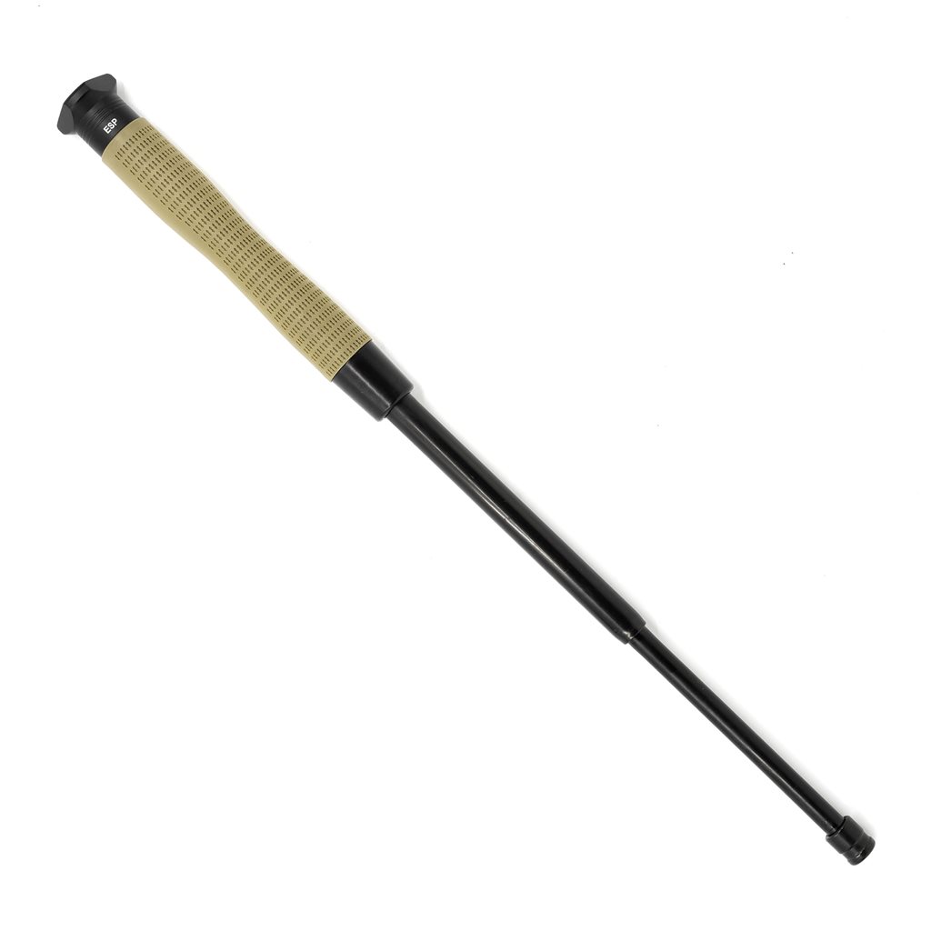 Levně ESP obušek tlačítkový 51cm/20" tringl. koncovka, ergo. rukojeť s pouzdrem KHAKI