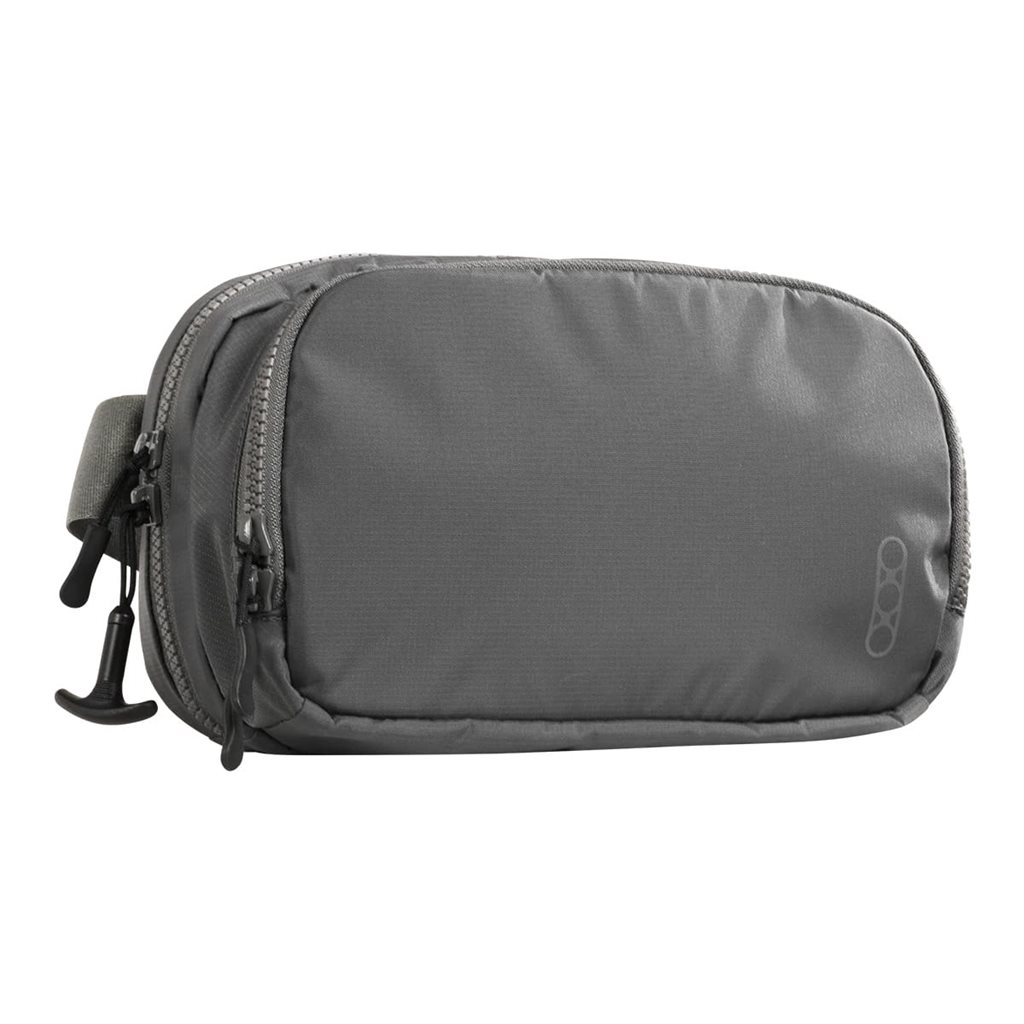 Levně EBERLESTOCK ledvinka FADE FLEX crossbody ŠEDÁ