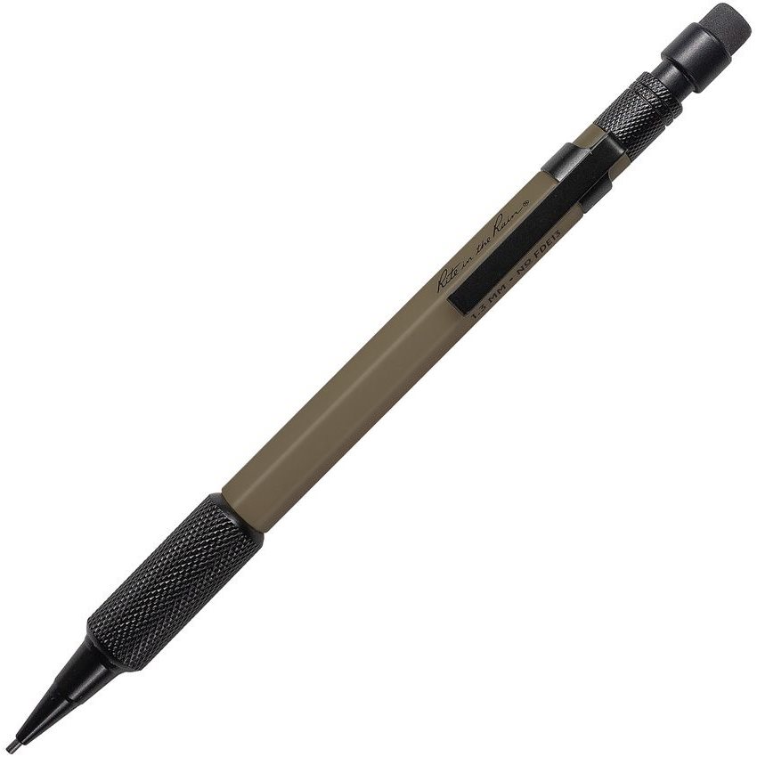 Levně RITE IN THE RAIN tužka/pentilka MECHANICAL CLICKER All-Weather ø 1,3 mm FLAT DARK EARTH