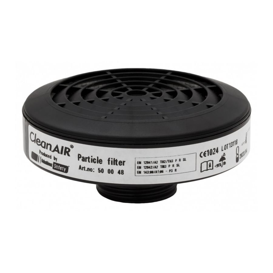 Levně CleanAir filtr malý pro plynové masky P-20 AVEC mini P3 R závit 40x1/7