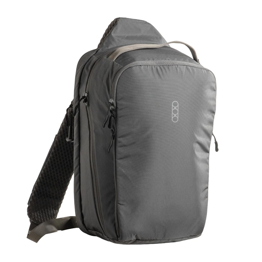 Levně EBERLESTOCK batoh přes rameno FADE SLING XL ŠEDÝ