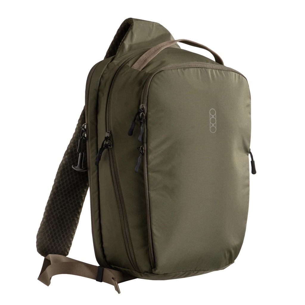 Levně EBERLESTOCK batoh přes rameno FADE SLING XL ZELENÝ