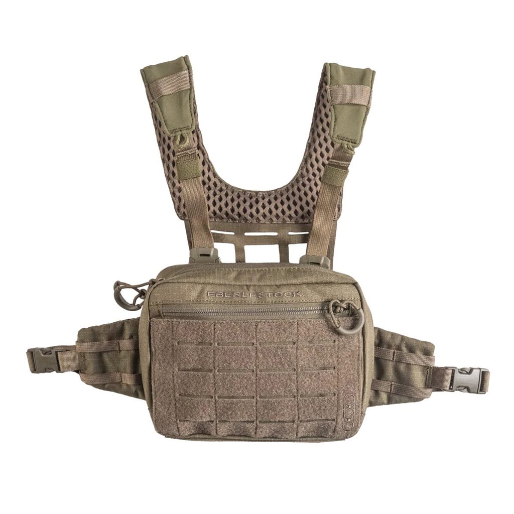 Levně EBERLESTOCK kapsa hrudní FURY MILITARY GREEN