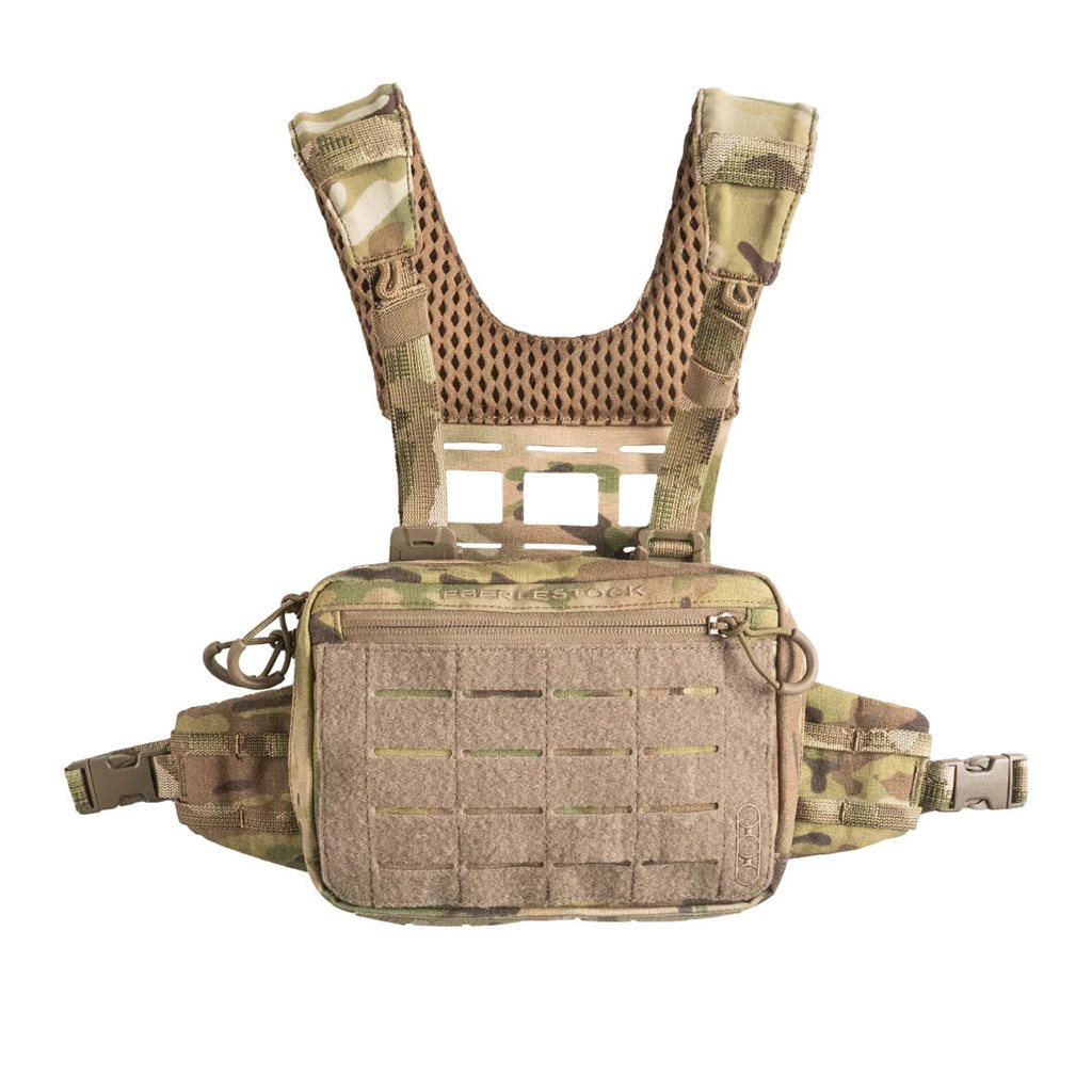 Levně EBERLESTOCK kapsa hrudní FURY MULTICAM