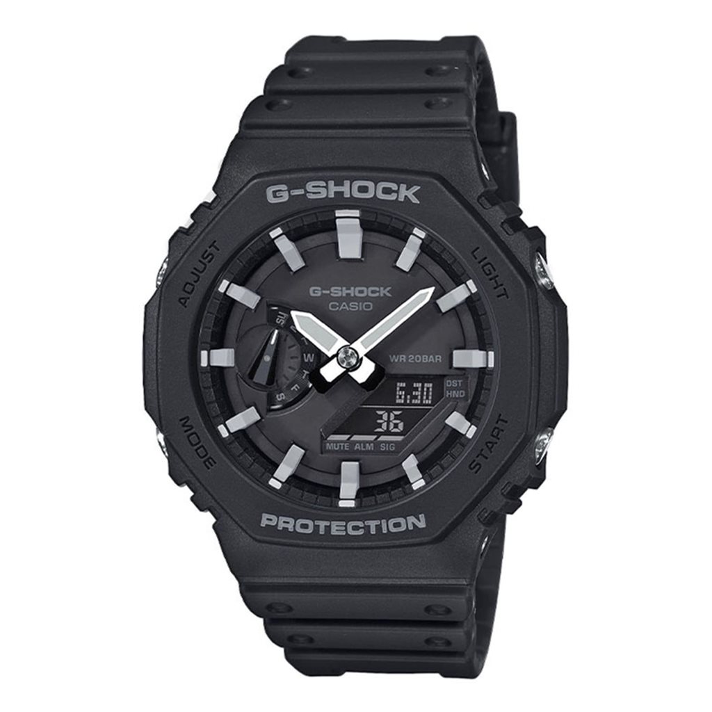 Levně G-SHOCK hodinky pánské sportovní GA-2100-1A ČERNO/ŠEDÉ