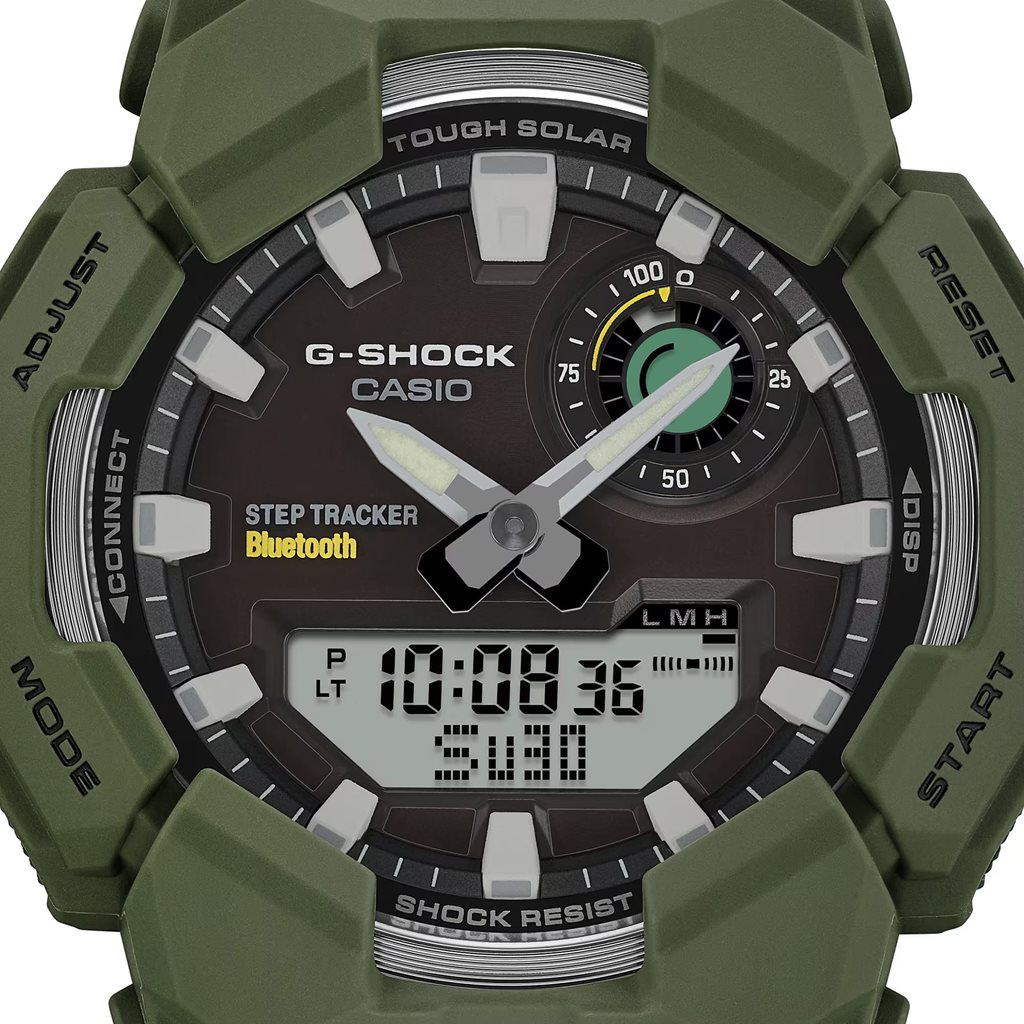 Hodinky pánské sportovní GA-B010 ZELENÉ