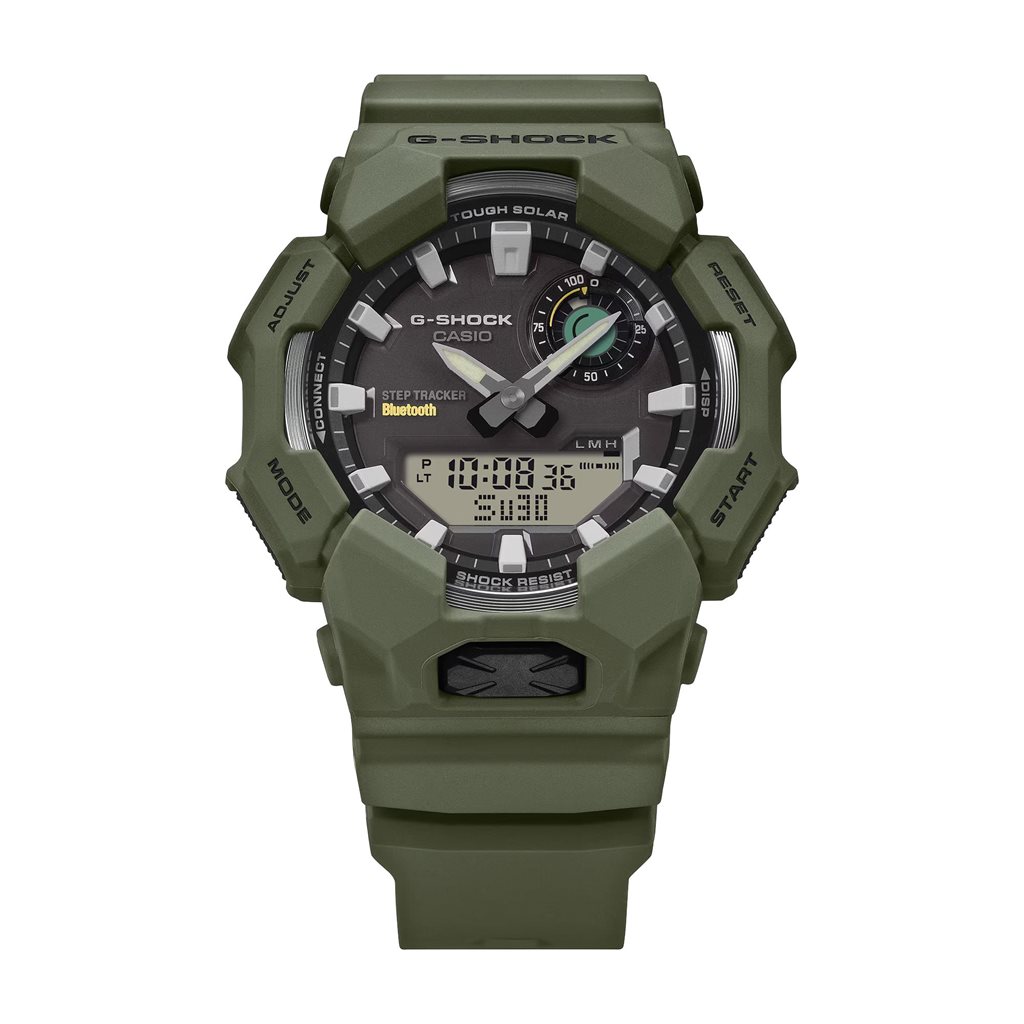 Hodinky pánské sportovní GA-B010 ZELENÉ