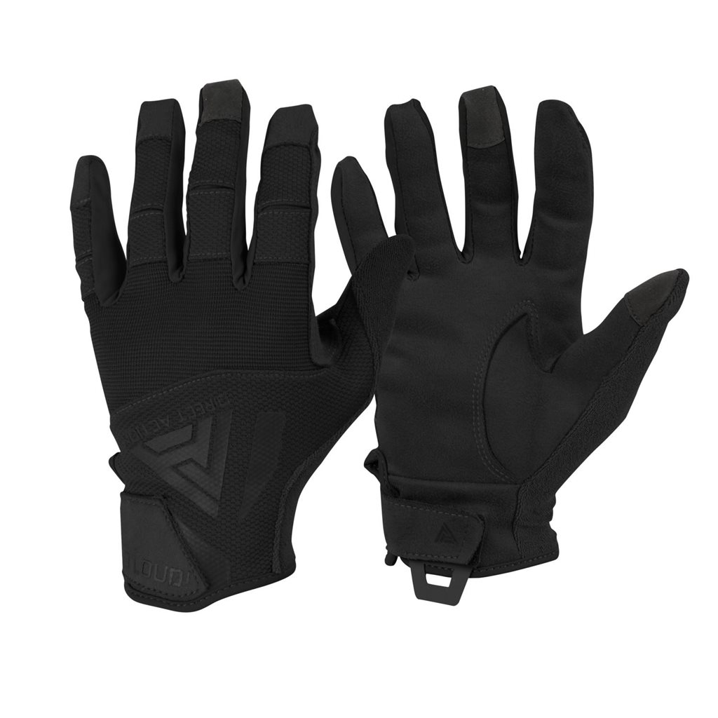 Levně Rukavice HARD GLOVES ČERNÉ