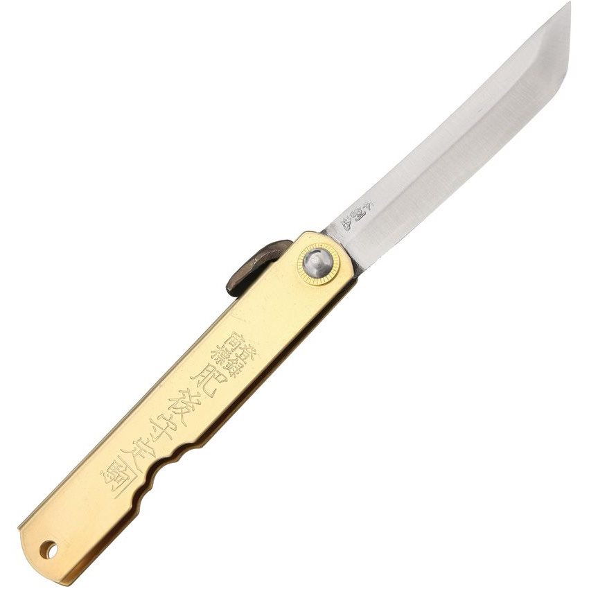 Levně HIGONOKAMI nůž zavírací BRASS